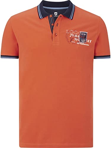 Jan Vanderstorm Herren Poloshirt Jallu orange 2XL (XXL) - 60/62 von Jan Vanderstorm