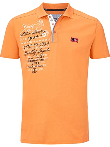 Jan Vanderstorm Herren Poloshirt Jano orange 2XL (XXL) - 60/62 von Jan Vanderstorm