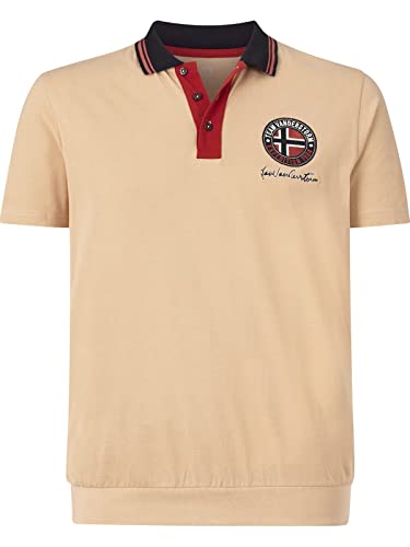 Jan Vanderstorm Herren Poloshirt Jonfrid beige XL - 56/58 von Jan Vanderstorm