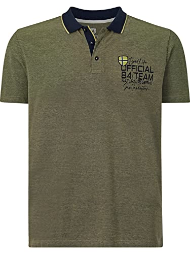 Jan Vanderstorm Herren Poloshirt Meinert grün XL - 56/58 von Jan Vanderstorm