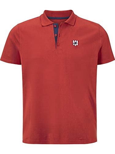 Jan Vanderstorm Herren Poloshirt Nisse rot 2XL (XXL) - 60/62 von Jan Vanderstorm