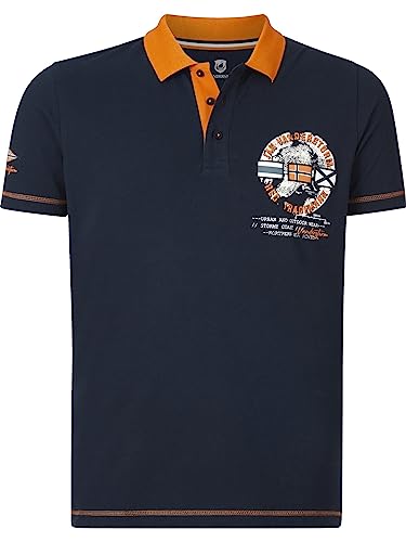 Jan Vanderstorm Herren Poloshirt Rando dunkelblau XL - 56/58 von Jan Vanderstorm