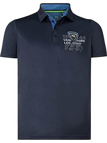 Jan Vanderstorm Herren Poloshirt Teppo dunkelblau XL - 56/58 von Jan Vanderstorm