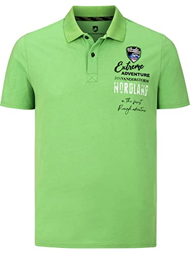 Jan Vanderstorm Herren Poloshirt Torkild hellgrün 2XL (XXL) - 60/62 von Jan Vanderstorm