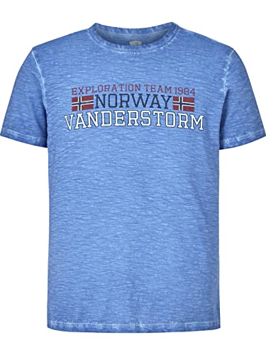 Jan Vanderstorm Herren T-Shirt Diethelm blau 2XL (XXL) - 60/62 von Jan Vanderstorm