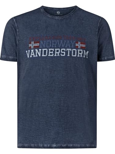 Jan Vanderstorm Herren T-Shirt Diethelm dunkelblau L - 52/54 von Jan Vanderstorm