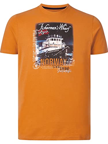 Jan Vanderstorm Herren T-Shirt Gaard orange 3XL (XXXL) - 64/66 von Jan Vanderstorm