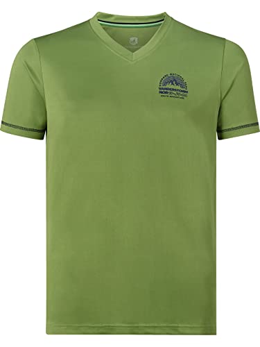 Jan Vanderstorm Herren T-Shirt Klarin grün 4XL (XXXXL) - 68/70 von Jan Vanderstorm