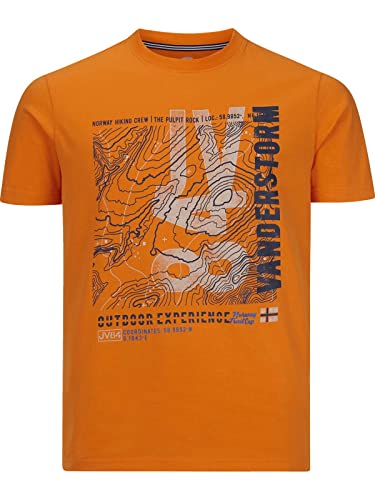 Jan Vanderstorm Herren T-Shirt Pavelko orange 2XL (XXL) - 60/62 von Jan Vanderstorm