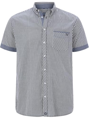 Jan Vanderstorm Herren Kurzarmhemd Odheld dunkelblau, 4XL (XXXXL) - 49/50 von Jan Vanderstorm