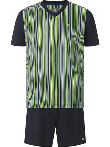 Jan Vanderstorm Herren Kurzer Schlafanzug Helmwald dunkelblau, L - 52/54 von Jan Vanderstorm