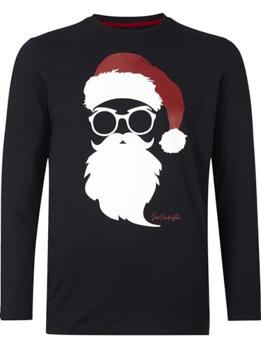 Jan Vanderstorm Herren Langarmshirt Reevert schwarz, 2XL (XXL) - 60/62 von Jan Vanderstorm