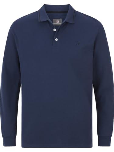 Jan Vanderstorm Herren Langarm-Poloshirt Ellis Royalblau, L - 52/54 von Jan Vanderstorm