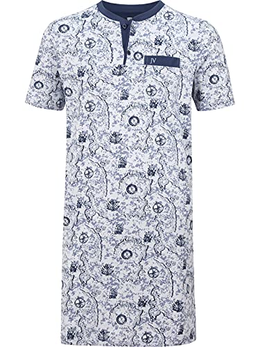 Jan Vanderstorm Herren Nachthemd Unni blau 5XL (XXXXXL) - 72/74 von Jan Vanderstorm