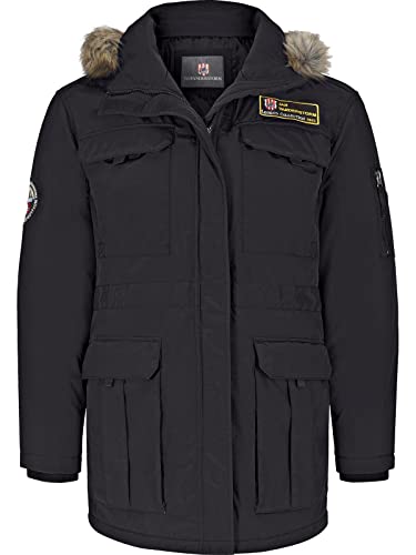 Jan Vanderstorm Herren Outdoorjacke Ajan (Winterjacke, Parka) schwarz 4XL (XXXXL) - 70 von Jan Vanderstorm