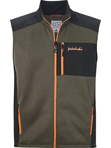 Jan Vanderstorm Herren Outdoorweste Adalwolf oliv 2XL (XXL) - 62 von Jan Vanderstorm