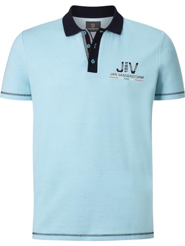 Jan Vanderstorm Herren Poloshirt Alberich türkis 3XL (XXXL) - 64/66 von Jan Vanderstorm