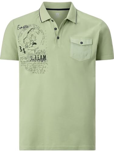 Jan Vanderstorm Herren Poloshirt Fjodor hellgrün 2XL (XXL) - 60/62 von Jan Vanderstorm