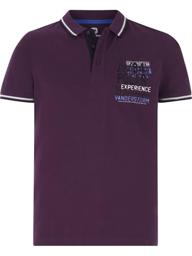 Jan Vanderstorm Herren Poloshirt Fretu dunkelrot, XL - 56/58 von Jan Vanderstorm