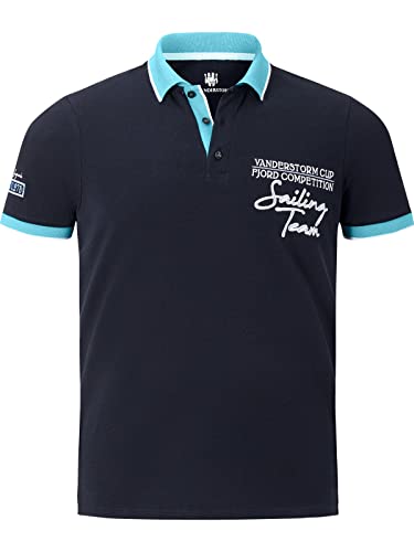 Jan Vanderstorm Herren Poloshirt Iwar dunkelblau, 3XL (XXXL) - 64/66 von Jan Vanderstorm