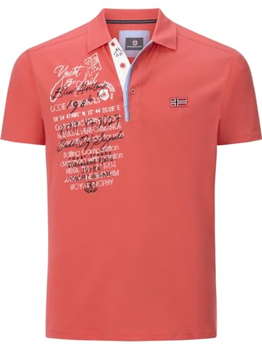 Jan Vanderstorm Herren Poloshirt Jano dunkelorange 2XL (XXL) - 60/62 von Jan Vanderstorm