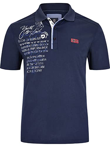 Jan Vanderstorm Herren Poloshirt Jano dunkelblau 3XL (XXXL) - 64/66 von Jan Vanderstorm