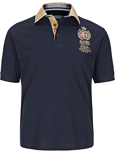 Jan Vanderstorm Herren Poloshirt Joakim dunkelblau L - 52/54 von Jan Vanderstorm