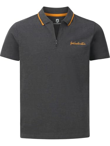 Jan Vanderstorm Herren Poloshirt Johar dunkelgrau, 64/66 von Jan Vanderstorm