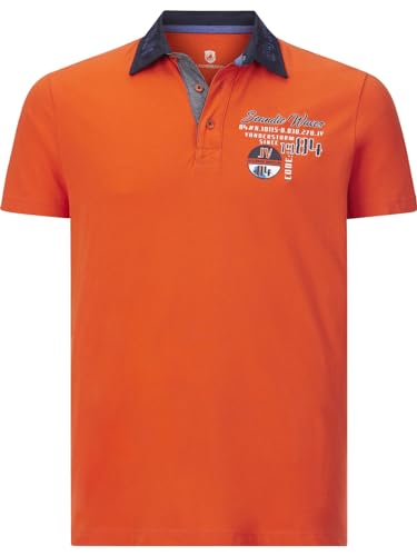 Jan Vanderstorm Herren Poloshirt Kodewin orange 2XL (XXL) - 60/62 von Jan Vanderstorm