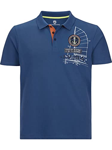 Jan Vanderstorm Herren Poloshirt Nicco Royalblau, 2XL (XXL) - 60/62 von Jan Vanderstorm