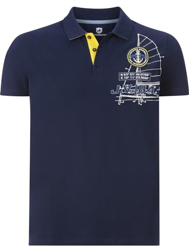 Jan Vanderstorm Herren Poloshirt Nicco dunkelblau, 4XL (XXXXL) - 68/70 von Jan Vanderstorm