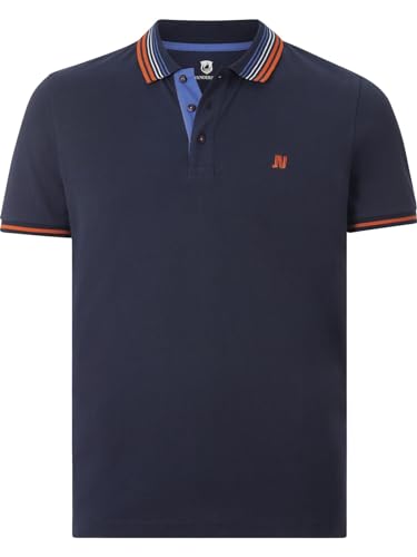 Jan Vanderstorm Herren Poloshirt Volkbert dunkelblau, 4XL (XXXXL) - 68/70 von Jan Vanderstorm