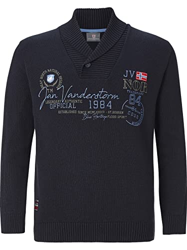 Jan Vanderstorm Herren Pullover Hamar dunkelblau, L - 52/54 von Jan Vanderstorm
