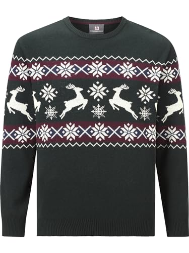 Jan Vanderstorm Herren Pullover Tore Gestricktes Casual Oberteil grün L - 52/54 von Jan Vanderstorm