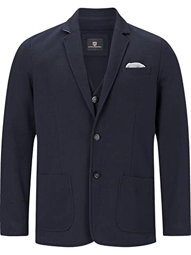 Jan Vanderstorm Herren Sakko 2tlg Holmstein dunkelblau, 4XL (XXXXL) - 68 von Jan Vanderstorm