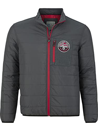 Jan Vanderstorm Herren Steppjacke Alfsigr dunkelgrau L - 54 von Jan Vanderstorm