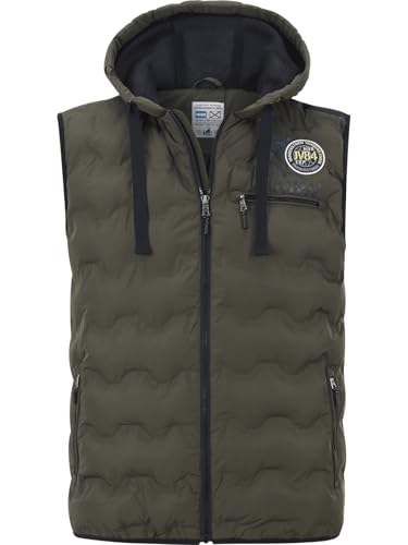 Jan Vanderstorm Herren Steppweste Erkulf oliv, 5XL (XXXXXL) - 72 von Jan Vanderstorm