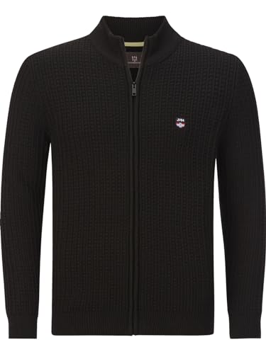 Jan Vanderstorm Herren Strickjacke Onerva schwarz, XL - 56/58 von Jan Vanderstorm