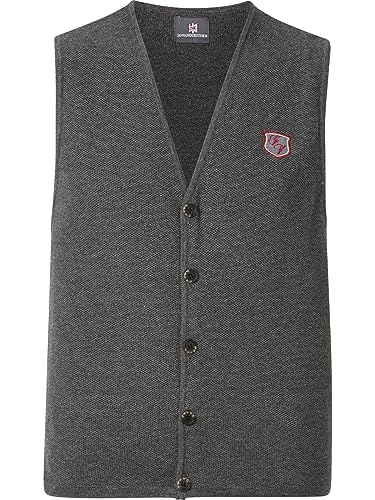 Jan Vanderstorm Herren Strickweste Rutmar dunkelgrau 2XL (XXL) - 60/62 von Jan Vanderstorm