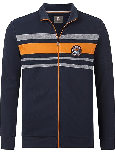 Jan Vanderstorm Herren Sweatjacke Heelko dunkelblau 3XL (XXXL) - 64/66 von Jan Vanderstorm