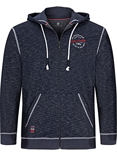 Jan Vanderstorm Herren Sweatjacke Jokora blau, 4XL (XXXXL) - 68/70 von Jan Vanderstorm