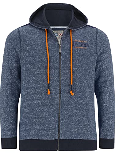 Jan Vanderstorm Herren Sweatjacke Robart blau L - 52/54 von Jan Vanderstorm