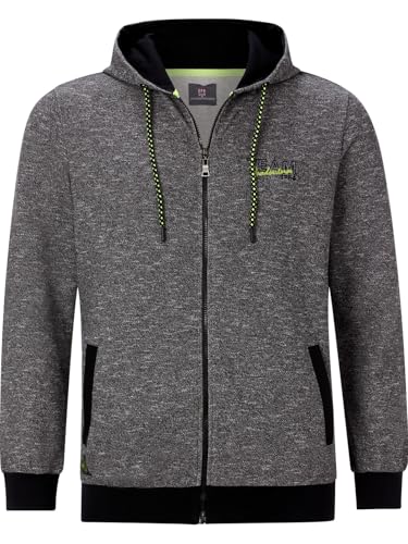 Jan Vanderstorm Herren Sweatjacke Rumolt schwarz, 4XL (XXXXL) - 68/70 von Jan Vanderstorm