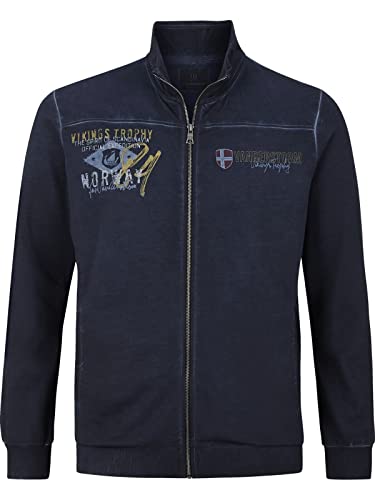 Jan Vanderstorm Herren Sweatjacke Sivid dunkelblau, XL - 56/58 von Jan Vanderstorm