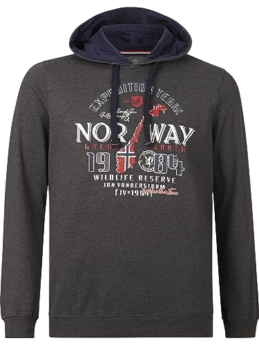 Jan Vanderstorm Herren Sweatshirt Hinricus dunkelgrau, 2XL (XXL) - 60/62 von Jan Vanderstorm