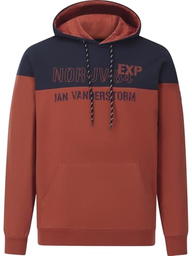 Jan Vanderstorm Herren Sweatshirt Jerres dunkelrot, 68/70 von Jan Vanderstorm