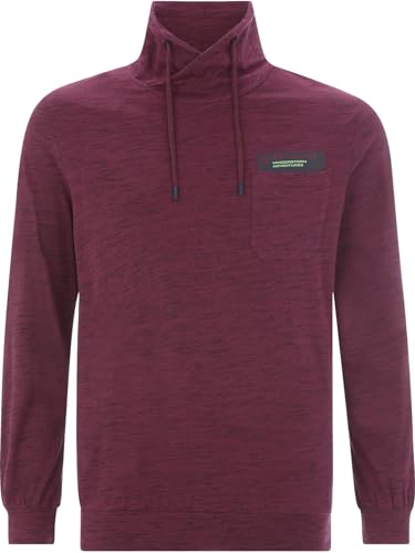 Jan Vanderstorm Herren Sweatshirt Kervik dunkelrot, 4XL (XXXXL) - 68/70 von Jan Vanderstorm