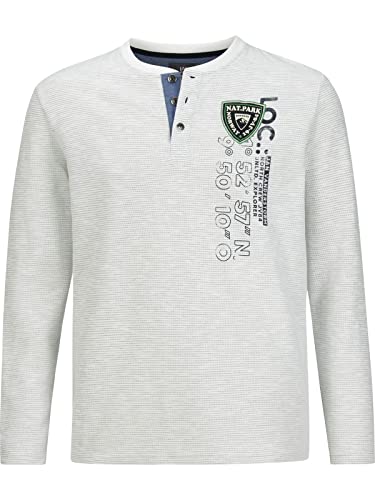 Jan Vanderstorm Herren Sweatshirt Reginald Casual Sweater wollweiß 4XL (XXXXL) - 68/70 von Jan Vanderstorm