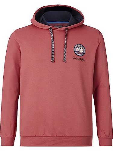 Jan Vanderstorm Herren Sweatshirt Wyn Casual Sweater Mit Kapuze hellrot 2XL (XXL) - 60/62 von Jan Vanderstorm