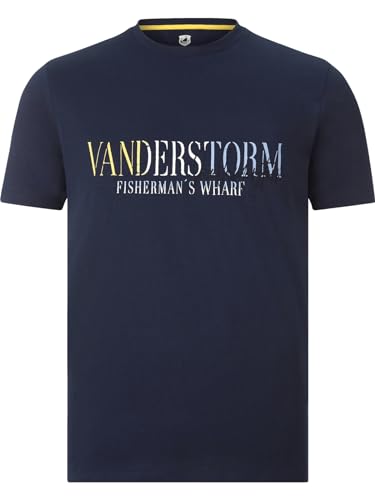 Jan Vanderstorm Herren T-Shirt Bergthor dunkelblau 7XL (XXXXXXXL) - 80/82 von Jan Vanderstorm